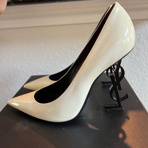 YSL Opyum Heels - Cream